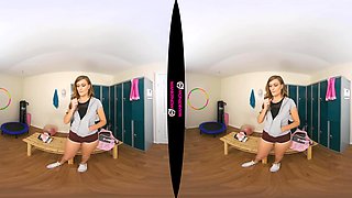 Hide Your Boner - Gorgeous Slut At The Gym Honour May Solo Striptease