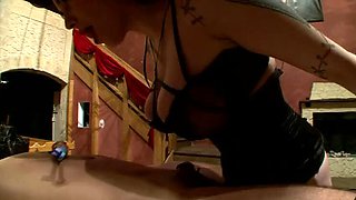 BDSM Dungeon Domme Pounds Submissive Ass Hard