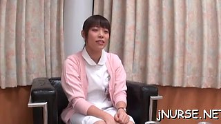 Mischievous floozy haruna ikoma loves facials after hump