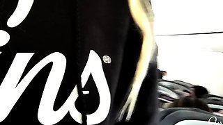 SinsLife - Fingers Pussy and Makes Herself Cum in Airplane