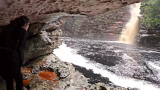 Dreadhot Gets Fucked Raw in a Cave - Risky Outdoor Sex