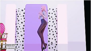 [mmd] Aoa - Exuse Me Seraphine Sexy Kpop Dance 4k League Of Legends Kda Korean Dance