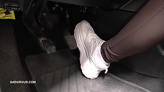 Mistress Jenna Exercises Power Over His Car