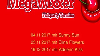 Gangbang mit einer rothaarigen deutschen Amateurin auf einer