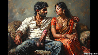 Desi Muslim aunty fucky by big cock uncle in bathroom