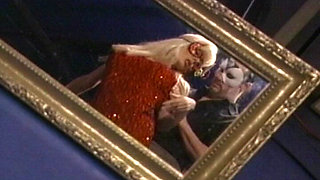 Blonde Babe in Mask Gets Fingered and Fucked Hard