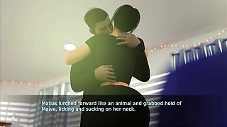 Fate & Life: Joyce and Aubrey Catch Maive and Mattias Fucking on the Bed - 3D Hentai Sex