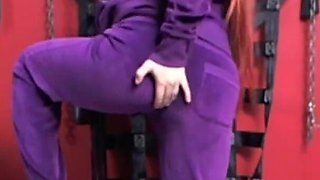 Velour suit tease