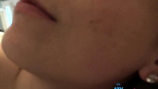 Amateur Renee Rose takes piss then sucks and fucks that