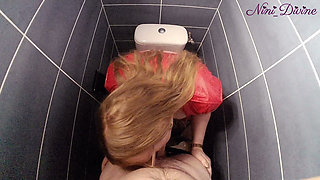 Big Natural Booty French Girl Fucked Hard in Nightclub Toilet