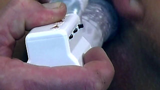 Squirting Mature Blonde's Pussy Stretched Wide and Dripping