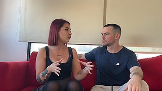 Behind the Scenes with Redhead JhonA Bettina and Andres Acosta