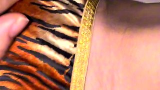 I hide from daddy and masturbate under the blanket