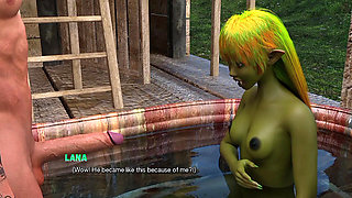 Lana the Monster Girl Loses Her Virginity to Human - Henry's Adventures 3D Hentai Gameplay