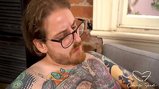 2 Dicks For Her! Alex & David Fucked & Cum On