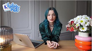 Inked Girl - Job Interview To Be My Sex Toy - Pov Role Play By Hairy French Girl