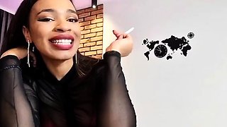 Smoking & Spitting Fetish Goddess