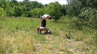 Outdoor Sex Slave Training