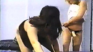 Amazing amateur blonde enjoying a doggystyle