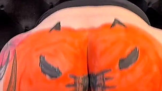 Polyjswitch Hotwife in Halloween Art Night!