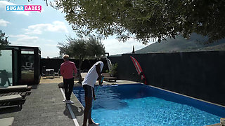 Greek Maid Alina Melaki Interracial BBC Fuck