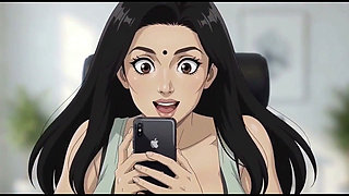 Indian teacher webcam