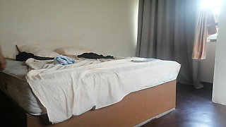 Part3 Desi Woman Vacation on Island Motel Tricks Seduce the Room Service Hotel Employee and He Was Rough Young Fucker