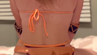 After Rescuing Zelda She Wants to Play with You;) - Cosplay Slave Princess Zelda Stripdance Eva Summers