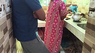 Desi bhabhi fuck by dever in the kitchen__Desi kitchen sex bangla voice