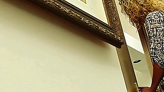 Hung Stud Catches Horny Brunette Masturbating Before They Fuck