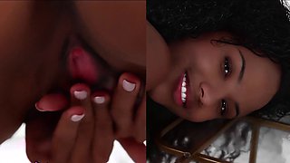 Real Life Hentai - Romy Indy fuck dildo with Creampie and