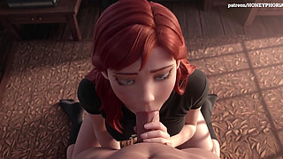 Anna is going to introduce us to her favorite "toy" Frozen 3D porn animation