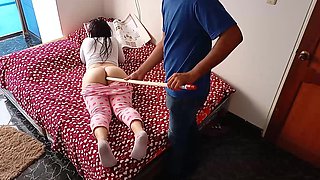 Fucking big booty Mexican stepsister before parents come home