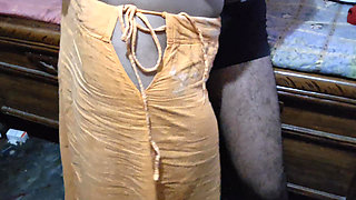 Indian Husband Fucked His Indian Wife in Doggy Style and Gave Great Pleasure to His Wife by Fucking Her Pussy