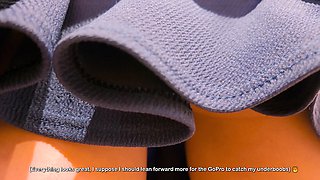Close up Outdoor bdsm dorm handjob outdoor