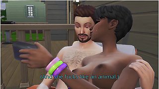 Husband Cheats On Wife With Hot Ebony Neighbor - Who Knew My Neighbor Was A Baddie? - Sims 4