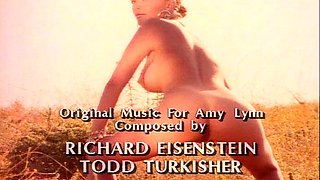 Blonde is flashing her big boobs in the outdoors