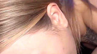 Sloppy Blowjob in the Car