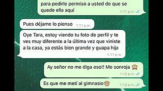 I Had a Hot Whatsapp Chat with My Best Friend's Stepdad and We Ended up Fucking - Tara Rico