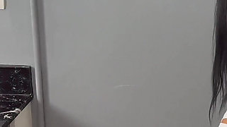 Lovers' Morning: Passionate Sex in the Kitchen and a Cum in the Mouth