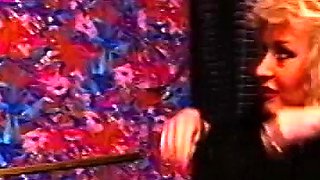 Busty brunette sucks and licks big cock in a close up