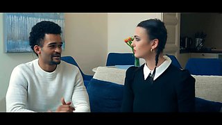 Daddy4k. hardcore bitch clothed as wednesday is masturbating to get daddy's Big Black Cock