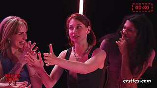 Stella Elles Lesbian Casting: Guess the Straight Redhead Ep 3