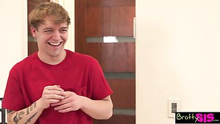 Sophisticated Lily Larimar and Joshua Lewis - long hair action - Bratty Sis