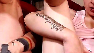 Lesbian Double Pussy Gaping Spreading Tease