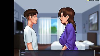 Stepmom Sucks Me Off On the Sofa Dubbed