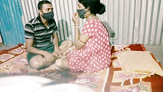 Indian double penetration sister and stepbrother kiss and drink milk and cuddle.