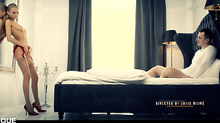 Blonde Girlfriend Nancy a Teasing Boyfriend with Hot Masturbation - Erotique Sex