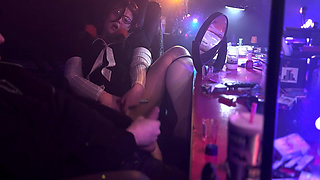 Late Night Game Ends in a Creampie and Some Mutual Masturbation