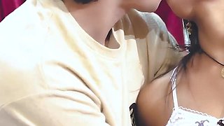 Desi Indian Horny Step Sister Gets Huge Cumshots on Her Face When Daddy Not at Home ( Hindi Audio )